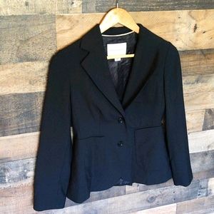 Banana Republic Black Blazer sz 2 P women's